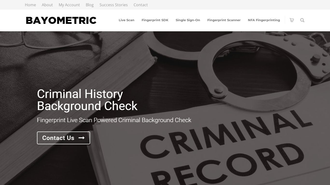 Best Criminal Background Check with Live Scan Fingerprinting - Bayometric